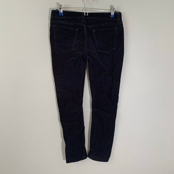 Helmut Lang black cotton stretch skinny corduroy casual career pants - Picture 5 of 10